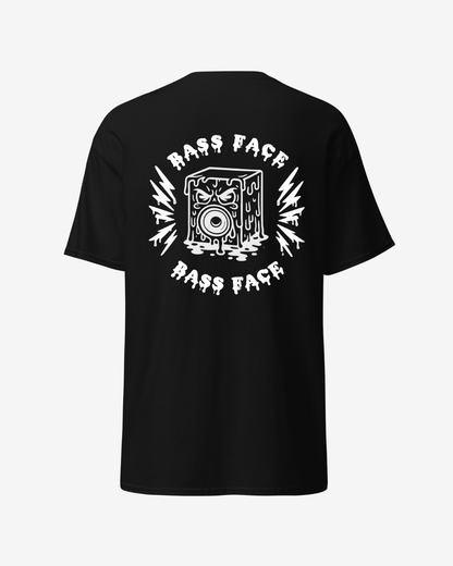 T-shirt manche courte Bass Face Techno noir