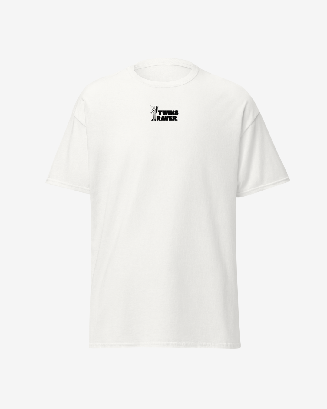 T-shirt manche courte Eat Sleep Rave Repeat blanc