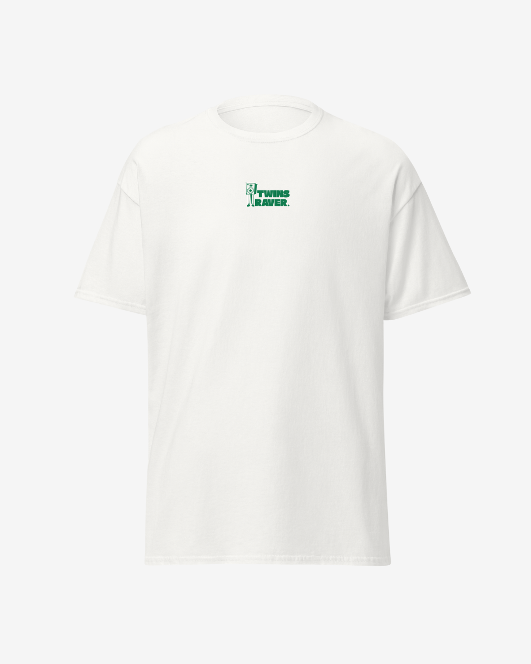 T-shirt manche courte No Coffee Just Techno blanc