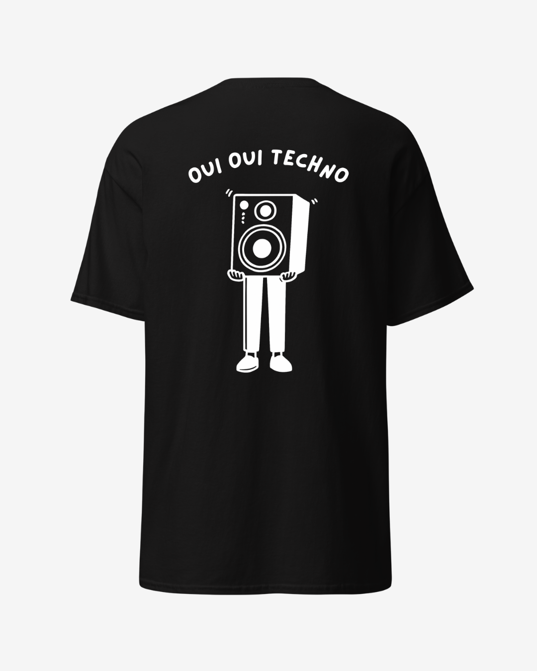 T-shirt manche courte Oui Oui Techno noir